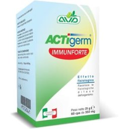 A.V.D. REFORM Srl Actigerm Immunforte - Avd Reform - 60 capsule - Integratore alimentare per rafforzare le difese immunitarie