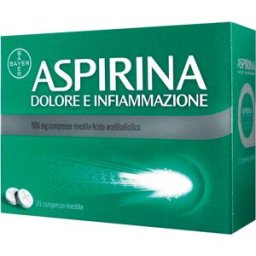 BAYER SpA Aspirina Dolore e Infiammazione - Bayer - 20 compresse - Medicinale ad azione antidolorifica, antinfiammatoria e antipiretica