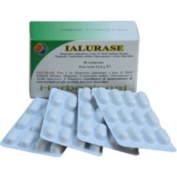 HERBOPLANET Srl Ialurase Plus - Herboplanet - 48 compresse - Integratore alimentare che supporta le ossa e i muscoli