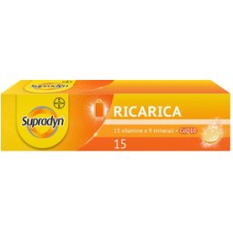 BAYER SpA Supradyn Ricarica - Bayer - 15 compresse effervescenti - Integratore alimentare che fornisce energia e sostiene il sistema immunitario