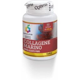 OPTIMA NATURALS Srl Collagene Marino - Colours of Life - Optima Naturals - 60 capsule - Integratore alimentare a base di Collagene Marino