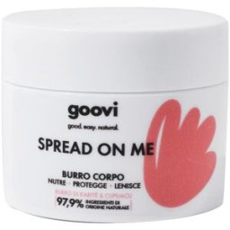 THE GOOD VIBES COMPANY Srl Burro corpo - Spread on me - goovi - 150 ml - Trattamento corpo che nutre e idrata la pelle in profondità