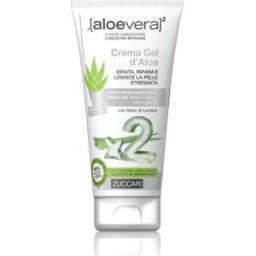 ZUCCARI Srl Crema Gel d'Aloe - Zuccari - Tubo da 150 ml - Crema viso e corpo composta al 96% da Aloe Vera e arricchita da Siero di Lumaca