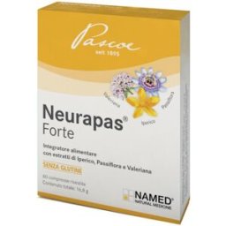 NAMED Srl Neurapas Forte - Named - 60 compresse - Integratore alimentare per favorire il normale tono dell'umore e il rilassamento