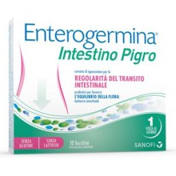 OPELLA HEALTHCARE Enterogermina Intestino Pigro - Opella - 20+20 bustine - Integratore alimentare che aiuta a ritrovare la regolarità del tratto intestinale