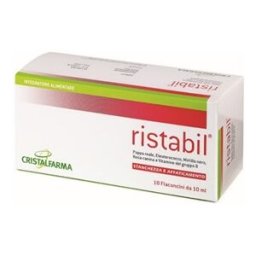 CRISTALFARMA Srl Ristabil - Cristalfarma - 10 Flaconcini 10 ml - Integratore alimentare a base di pappa reale