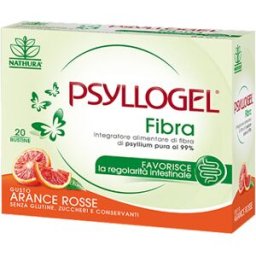 GIULIANI SpA Psyllogel Fibra Arance Rosse - Nathura - 20 Bustine 43 G