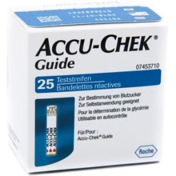 ROCHE DIAGN D.CARE ACCU-CHEK GUIDE 25 STRIPS RETA