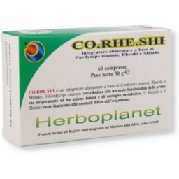 HERBOPLANET Srl Co Rhe Shi - Herboplanet - 60 compresse - Integratore alimentare a base di estratti vegetali