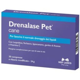 NBF LANES VET DRENALASE PET 30CPR