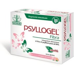 GIULIANI SpA Psyllogel Fibra Pompelmo Rosa- Nathura - 20 Bustine 43 G