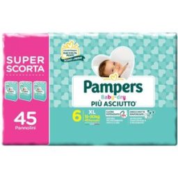 FATER SpA PAMPERS BABY DRY T DWCT XL 45P
