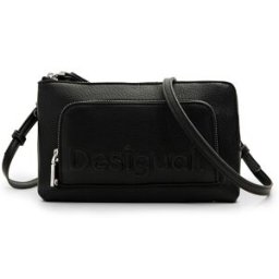 Desigual Half Logo Borsa a tracolla 24SAYP01 2000 Nero