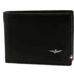 Aeronautica Militare Portafogli uomo Flag AM-102 Nero