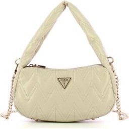 Guess Eda Top Zip Shoulder Bag Tau Beige