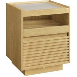 VASAGLE Comodino con Luce LED