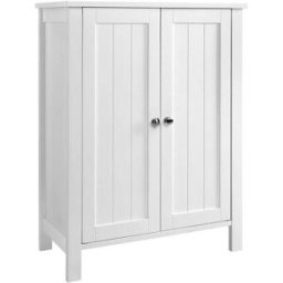 Armadietto da Bagno con Ripiani Regolabili VASAGLE, Bianco