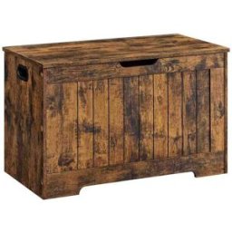 VASAGLE Cassapanca Contenitore da Entrata, Marrone Vintage