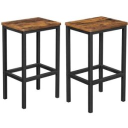 VASAGLE Set di 2 Sedie da Bar