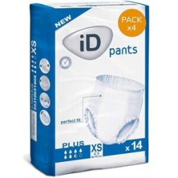 Pants Id-Soft Ontex - Mutande Assorbenti - Misura Extra Small - Assorbenza Plus - Confezione Da 56 Pezzi