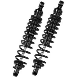 Coppia ammortizzatori bitubo con interasse di 366mm e molla nera