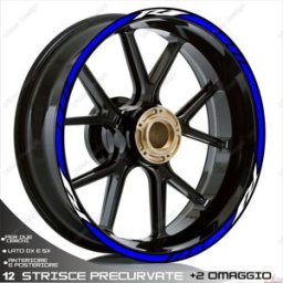 IRIDEA DESIGN Profili adesivi sport ruota bianco per