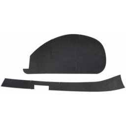 Isolamento sip cofano performance 15 mm nero con intagli di areazione