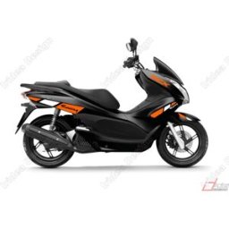 IRIDEA DESIGN Set adesivi grafica bianco arancione