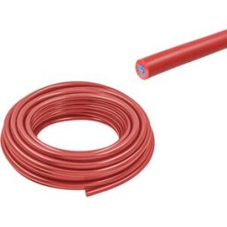 RMS Rotolo cavo candela 10 metri d. 7 mm rosso