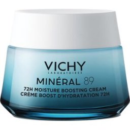 VICHY (L'Oreal Italia SpA) Vichy Mineral 89 Crema Booster Idratante - Crema viso da giorno leggera idratante e rimpolpante - 50 ml