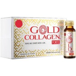 MINERVA RESEARCH LABS GOLD Collagen Forte 10 flaconcini