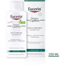 BEIERSDORF SPA Eucerin DermoCapillaire Shampoo-Gel Anti-Forfora - Shampoo in gel per forfora grassa - 250 ml