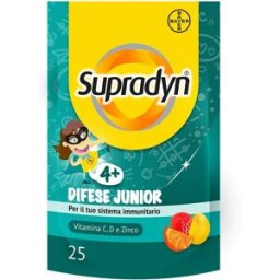 BAYER SpA Supradyn Difese Junior - Integratore per le difese immunitarie dei bambini - 25 Caramelle Gommose