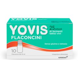 ALFASIGMA SpA YOVIS - Integratore per l'equilibrio della flora intestinale - 10 flaconcini