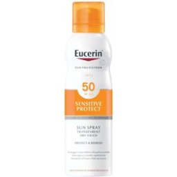 BEIERSDORF SPA Eucerin Sun Spray Solare Spf50 - Spray solare trasparente tocco secco per corpo - 200 ml