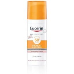 BEIERSDORF SPA Eucerin Sun Pigment Control Fluido SPF50+ - Crema solare viso per iperpigmentazione - 50 ml