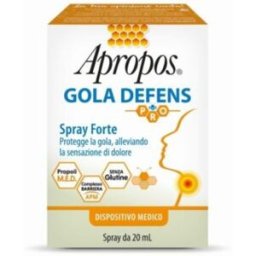 DESA PHARMA Srl Apropos Gola Defens Pro Spray Forte - Spray per mal di gola - 20 ml