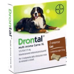 VETOQUINOL (FR) S.A. DRONTAL M/Arom.Carne XL 2Cpr