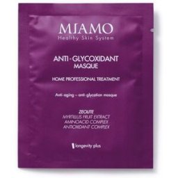 MEDSPA Srl Miamo Longevity Plus Anti Glycoxidant Masque - Maschera viso anti-età e anti-glicante - 6 pezzi da 10 ml