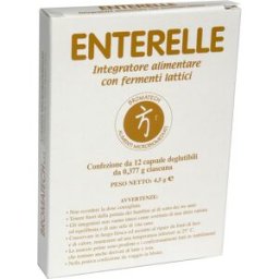 BROMATECH Srl Enterelle Plus - Integratore alimentare a base di fermenti lattici - 12 capsule