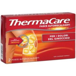 ANGELINI PHARMA ITALIA SpA Thermacare per il dolore al ginocchio - Fasce autoriscaldanti per il sollievo dai dolori muscolari fino a 8 ore - 2 fasce