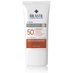 IST.GANASSINI SpA Rilastil Sun System D-Clar Crema Uniformante SPF50+ Colore LIGHT - Crema solare per macchie scure sul viso - 40 ml
