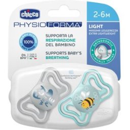 CHICCO (ARTSANA SpA) CH Succh.Light Azz.Sil.2-6m2pz