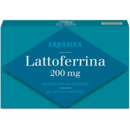 ERBAMEA Srl Lattoferrina 200 mg - Integratore alimentare a base di Lattoferrina - 30 Compresse