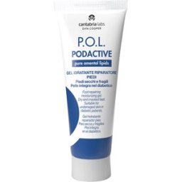 DIFA COOPER SpA Pol Podactive Gel Idratante Riparatore Piedi - Crema idratante per piedi screpolati adatta anche per piede diabetico - 75 ml