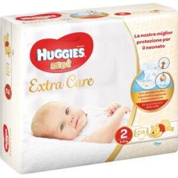 KIMBERLY CLARK ITALIA HUGG.Bebe'Base 2(3-6Kg)24pz