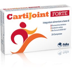 FIDIA FARMACEUTICI SpA CartiJoint Forte - Integratore per il Benessere delle Articolazioni - 20 Compresse