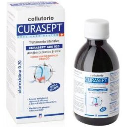 CURASEPT SpA Curasept ADS Collutorio con Clorexidina 0,20 - Trattamento intensivo antibatterico ed antiplacca - 200 ml