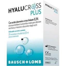 BAUSCH & LOMB-IOM SpA HYALUCROSS PLUS SDU 0,5ml 20PK