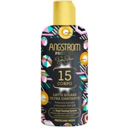 PERRIGO ITALIA Srl Angstrom Protect Latte Solare Ultra Idratante SPF15 - Protezione solare bassa per il corpo - Edizione Giulia Salemi - 200 ml